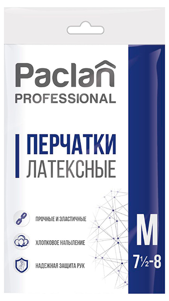 Перчатки PACLAN Professional хоз-ые латексные р-р М 602489