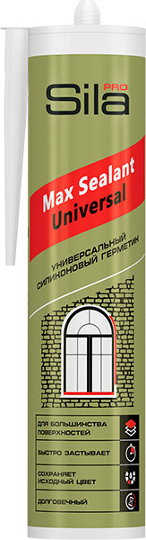 Sila PRO Max Sealant, силиконовый универс.герметик, черный, 290 мл  (1 уп - 24шт)