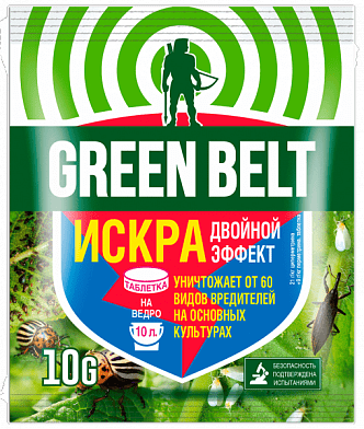 Инсектицид Искра Двойной Эффект табл.10гр Грин Бэлт
