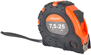 Рулетка 7,5м x 25мм Sturm! 3100103