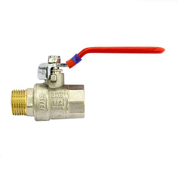 Кран шаровый НР-ВР 1/2" ( ручка ) HLV