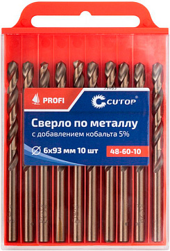 Сверло по металлу 6x93мм (10) Cutop 48-60-10