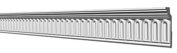 Плинтус потолочный Glanzepol GP-74/54