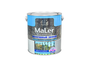 Эмаль с молотковым эффектом Медная 0,8кг Радуга Малер