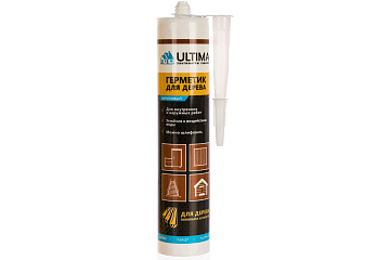 ULTIMA, герметик акриловый для дерева, дуб, 300 гр (1 кор. - 12 шт.)