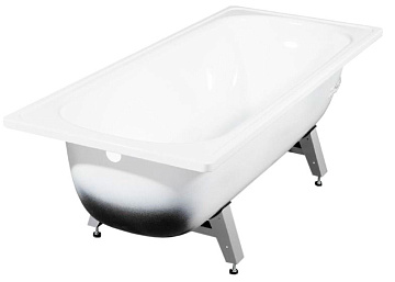Ванна стальная с ножками 150x70 ВИЗ Antika строительная