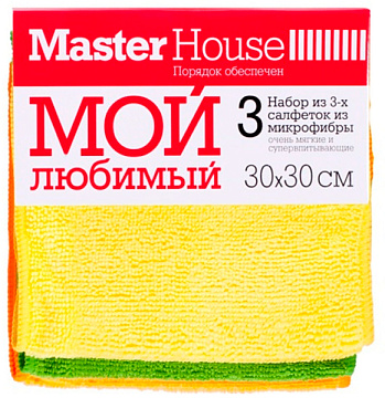 Салфетка м/ф Мой Любимый 30*30см.3шт.MX60165