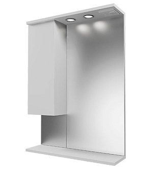MIRSANT NEXT 60 Зеркало-Шкаф со светильником (ЛЕВОЕ)