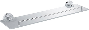 Полка GFmark стеклянная с белой мозаикой 3209