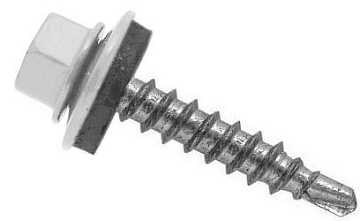 4,8х70 RAL9003 Белый саморез кровельный (100)