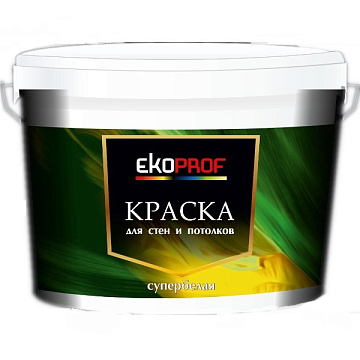 Краска ЭКО для стен и потолков 1,5 кг./не заказ. выводим из ассорт.