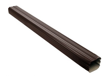 Труба водосточная 76*102*3000 (ПЭ-01-8017-0,5) Коричневая