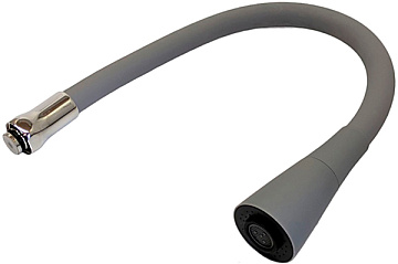 Излив силиконовый LEDEME СЕРЫЙ (L7507-3)