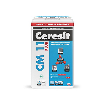 Клей CM-11 для плитки для внутр и нар работ 25кг CERESIT