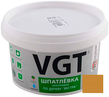 Шпаклевка Экстра лиственница по дереву 0,3кг ВГТ