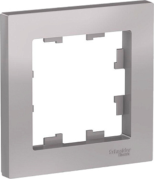 ATN000301 Рамка ATLAS DESIGN 1-я алюм. SchE 