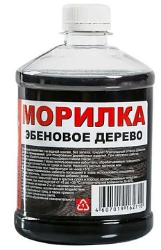 Морилка ЭБЕНОВОЕ ДЕРЕВО 0,5л Вершина