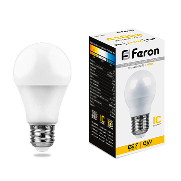 Лампа с/д FERON LB-38 8LED/5W 230V Е27 2700K