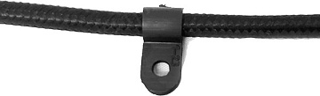 Серьга для кабеля D9 черная (уп1000шт)