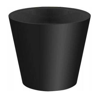 Горшок Rosemary D330 16л чёрный ING221600430