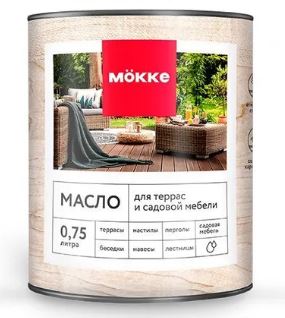 Масло для террас MOKKE (лесной орех) 0,75 л