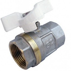 Кран шаровый d15(1/2) В/В бабочка СТК серия5000 (5015.04)