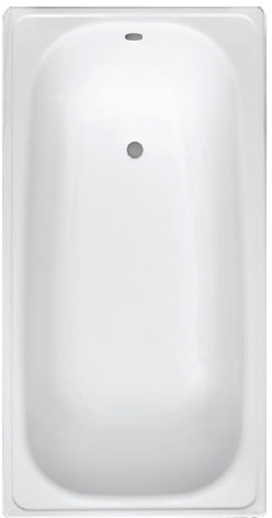 Ванна стальная с ножками WHITEWAVE COMFORT 150x75 с ручками Казахстан 1-й сорт
