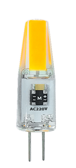 Лампа с/д Jazzway PLED-G4 COB 3w 240Lm 5500K 220В (силикон)