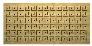 Панель ХДФ «Змейка» 600х1220х3 мм дуб