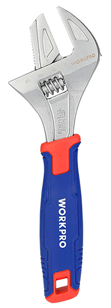 Ключ разводной + Сантехнические Клещи 2-В-1 200мм WorkPro WP272014
