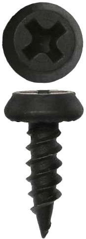 3.5х11  Саморез с полуцил.гол.острый ОКСИД.(100)-