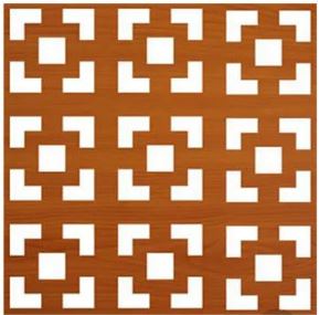 Панель Сусанна вишня ХДФ 695*1020*3