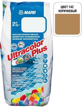 Затирка ULTRACOLOR PLUS №142 коричневая 2кг