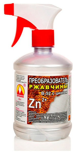 Преобразователь ржавчины В-52 0,5л Вершина