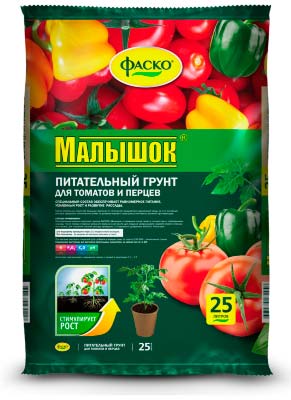 Грунт 25л Фаско Малышок Томаты/Перцы