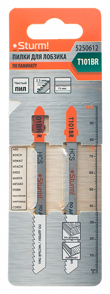 Пилки для лобзика Sturm! Т101BR 5250612