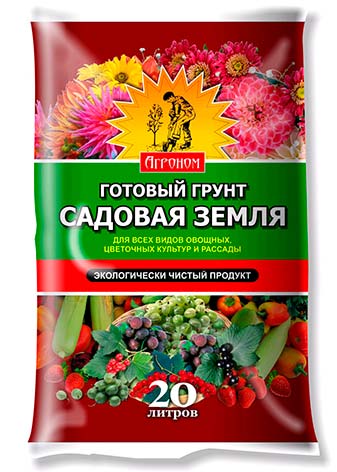 Грунт 20л Агроном Садовая земля