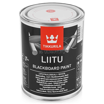 Краска для школьных досок LIITU 1л черн.мат. TIKKURILA