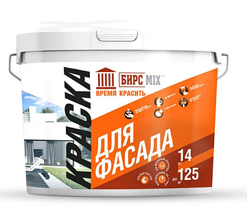 Краска Для Фасада БИРС MIX 6кг