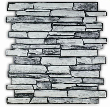 Панель ПВХ самоклеющаяся Сланец гранитный 476х475 мм ВС