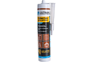 ULTIMA, герметик акриловый для дерева, венге, 300 гр (1 кор. - 12 шт.)