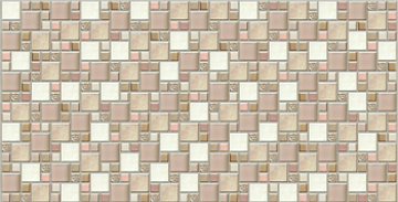 Листовая панель ПВХ Мозайка "Пудра"