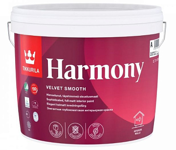 HARMONY A краска для интерьеров 2,7л TIKKURILA   / под заказ