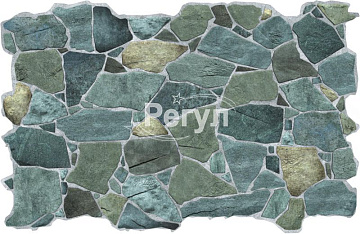 Листовая панель ПВХ Декокам дикий зеленый 0,6мм (уп.- 30 шт.)