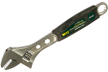 Ключ FIT ЛЮКС разводной 250мм 70163