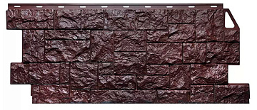 Фасадная панель Fine Ber Камень Дикий Коричневый