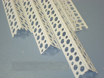 Угол ПВХ штукатурный защитный 25*25/3м (Ш-У25, 50шт) ИДЕАЛ