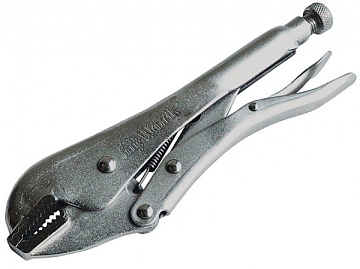 Зажим ручной с плоск.губками,225мм, с зубьями InWork 52615