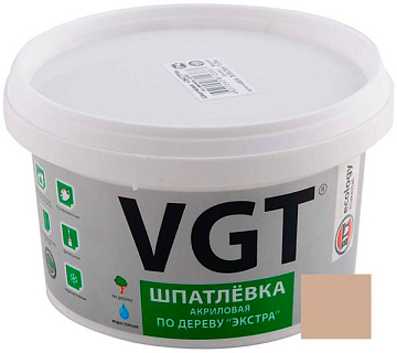 Шпаклевка Экстра береза по дереву 0,3кг ВГТ