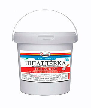 Шпатлевка Латексная 1,5 кг  АКРИТЕК  (8 шт)